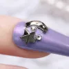 Purple gradient nail art hand-specific accessory set Application Scenario